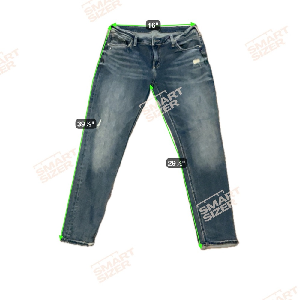 Silver Jeans Women's Straight Leg Jeans - Blue - Picture 4 of 4